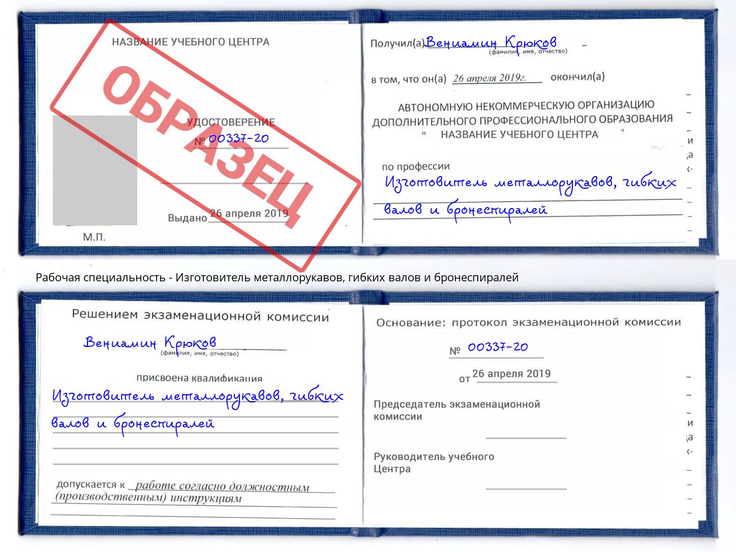 Изготовитель металлорукавов, гибких валов и бронеспиралей Скопин